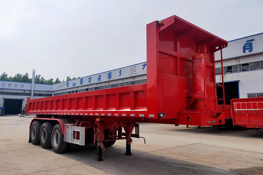 Rear Dump Semi Trailer Tipper
